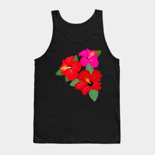 Hibiscus Flowers Tank Top